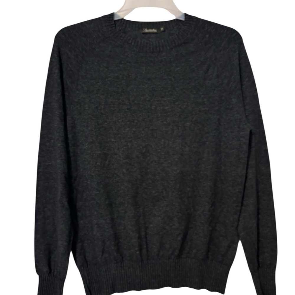 Trumaker Custom Dark Gray Crewneck Pullover Sweater size XL 100% cotton